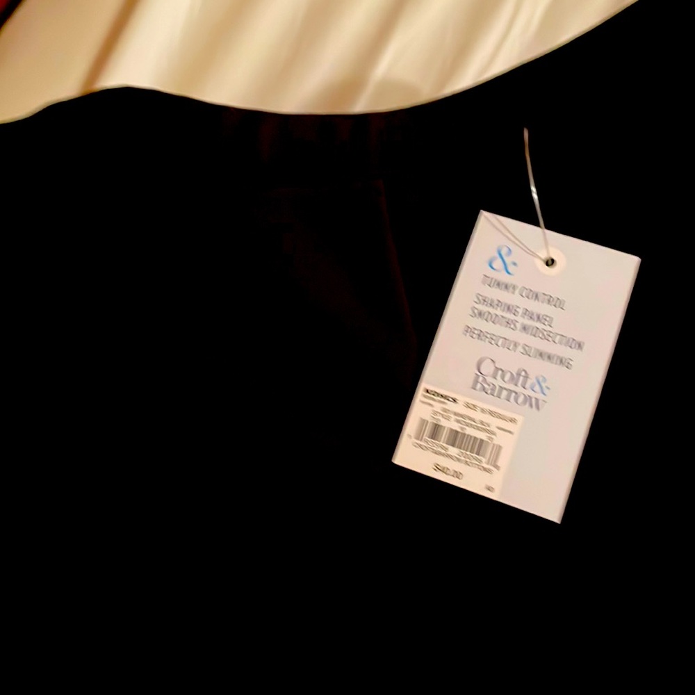 Croft & borrow black dress pants